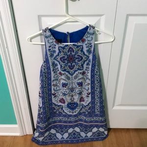 Multi-Colored Shift Dress